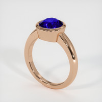 3.06 Ct. Sapphire Ring, 14K Rose Gold 2