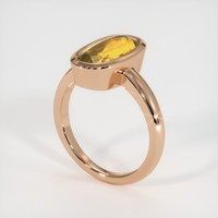 3.64 Ct. Gemstone Ring, 14K Rose Gold 2