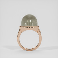 19.21 Ct. Grey Moonstone Ring, 14K Rose Gold 3