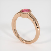 0.62 Ct. Sapphire Ring, 14K Rose Gold 2