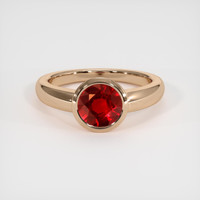 1.72 Ct. Ruby Ring, 14K Rose Gold 1