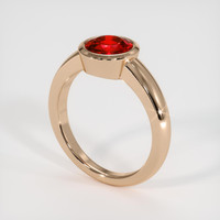 1.72 Ct. Ruby Ring, 14K Rose Gold 2