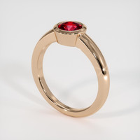 1.11 Ct. Ruby Ring, 14K Rose Gold 2