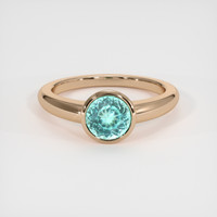 1.25 Ct. Gemstone Ring, 18K Rose Gold 1