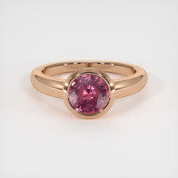 1.80 Ct. Sapphire Ring, 18K Rose Gold 1