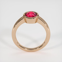 2.03 Ct. Ruby Ring, 18K Rose Gold 3