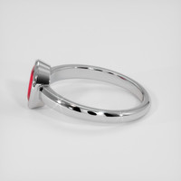 1.24 Ct. Ruby Ring, Silver 4