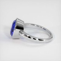 5.70 Ct. Sapphire Ring, 14K White Gold 4