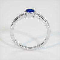 0.62 Ct. Sapphire Ring, 14K White Gold 3