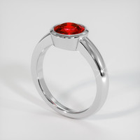 1.72 Ct. Ruby Ring, 14K White Gold 2