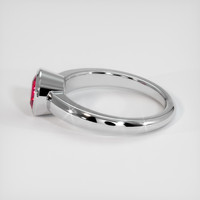 1.51 Ct. Ruby Ring, 14K White Gold 4