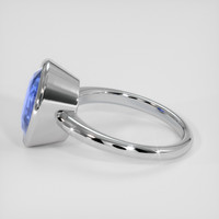 9.75 Ct. Blue Sapphire Ring, 14K White Gold 4