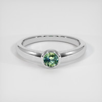 0.47 Ct. Sapphire Ring, 14K White Gold 1
