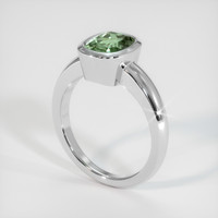 2.78 Ct. Sapphire Ring, 14K White Gold 2