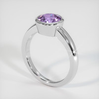 1.36 Ct. Gemstone Ring, 18K White Gold 2