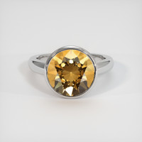 4.16 Ct. Gemstone Ring, 18K White Gold 1