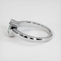 2.44 Ct. Sapphire Ring, 18K White Gold 4
