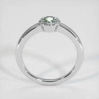 0.74 Ct. Sapphire Ring, 18K White Gold 3