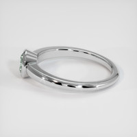 0.74 Ct. Sapphire Ring, 18K White Gold 4