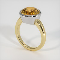 4.16 Ct. Gemstone Ring, 14K White & Yellow 2