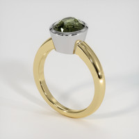 4.03 Ct. Gemstone Ring, 14K White & Yellow 2