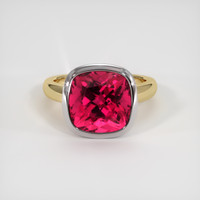 6.87 Ct. Gemstone Ring, 14K White & Yellow 1