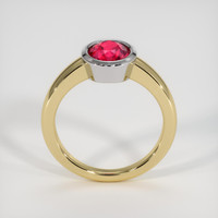 2.03 Ct. Ruby Ring, 14K White & Yellow 3