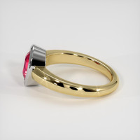 2.03 Ct. Ruby Ring, 14K White & Yellow 4