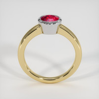 1.51 Ct. Ruby Ring, 14K White & Yellow 3