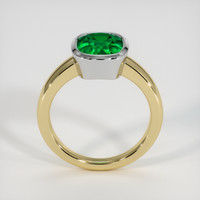 2.36 Ct. Emerald Ring, 18K White & Yellow 3