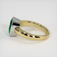 2.36 Ct. Emerald Ring, 18K White & Yellow 4