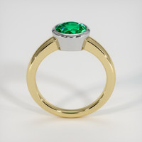 1.57 Ct. Emerald Ring, 18K White & Yellow 3