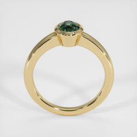 0.92 Ct. Green Sapphire Ring, 10K Yellow Gold 3