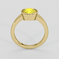 2.06 Ct. Yellow Sapphire Ring, 10K Yellow Gold 3