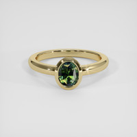 1.19 Ct. Bi Color Sapphire Ring, 10K Yellow Gold 1