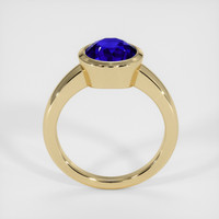 3.06 Ct. Blue Sapphire Ring, 14K Yellow Gold 3