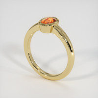 0.93 Ct. Gemstone Ring, 14K Yellow Gold 2