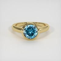 3.38 Ct. Gemstone Ring, 14K Yellow Gold 1