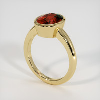 3.44 Ct. Gemstone Ring, 14K Yellow Gold 2