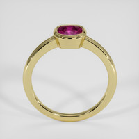 1.03 Ct. Pinkish Red Ruby Ring, 14K Yellow Gold 3