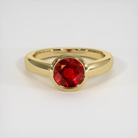 1.72 Ct. Ruby Ring, 14K Yellow Gold 1