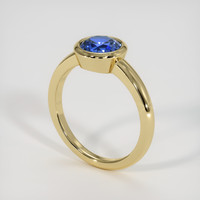 1.88 Ct. Blue Sapphire Ring, 14K Yellow Gold 2