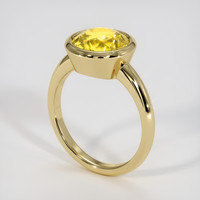 5.12 Ct. Yellow Sapphire Ring, 14K Yellow Gold 2