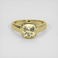 6.22 Ct. Yellow Sapphire Ring, 14K Yellow Gold 1