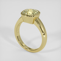 6.22 Ct. Yellow Sapphire Ring, 14K Yellow Gold 2