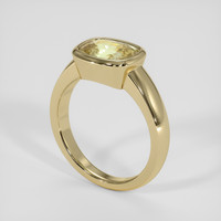 5.07 Ct. Yellow Sapphire Ring, 14K Yellow Gold 2