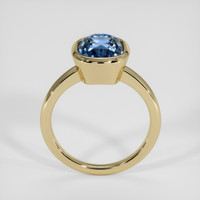 3.99 Ct. Blue Sapphire Ring, 14K Yellow Gold 3