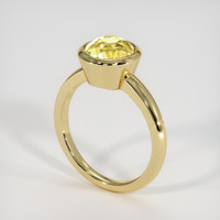 3.14 Ct. Yellow Sapphire Ring, 14K Yellow Gold 2