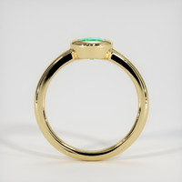 0.80 Ct. Emerald Ring, 18K Yellow Gold 3