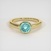 1.25 Ct. Gemstone Ring, 18K Yellow Gold 1